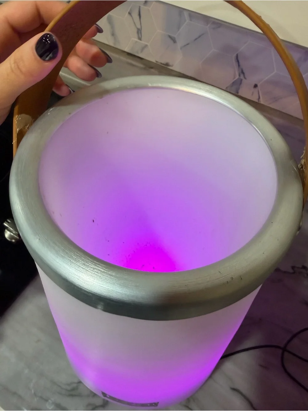 LED Ambient WINE cooler and speaker LED w/ remote
